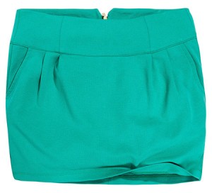 spodniczka-turkusowa