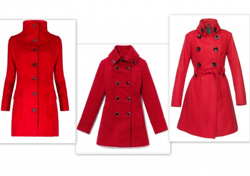 czerwony płaszcz zestawienie