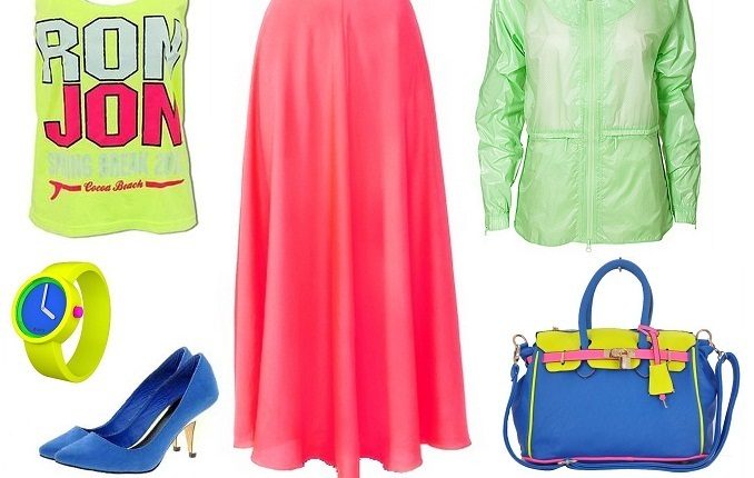 Neonowy trend - Stylizacja