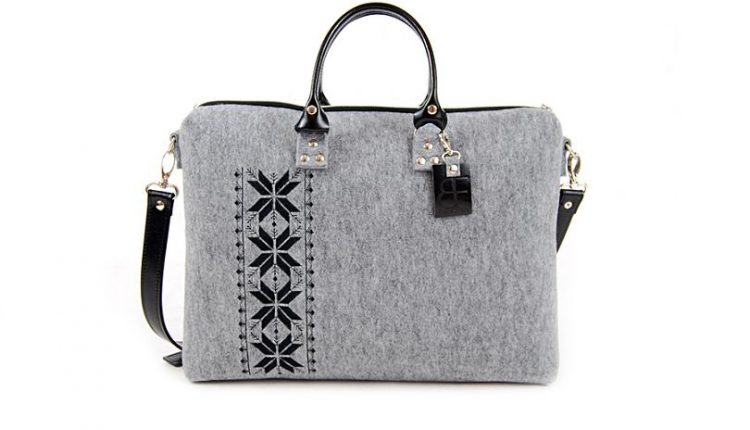 torebka z filcu farbotka