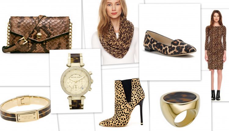 michael kors animal accents