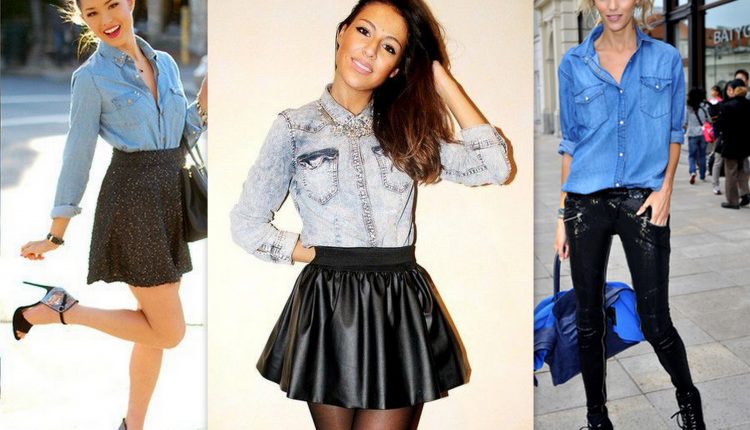 Z czym nosić jeansową koszulę?